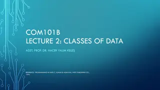 Basics of Data Classes in Programming