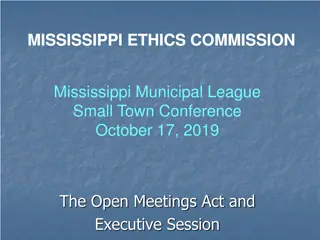Mississippi Open Meetings Act