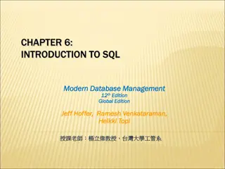 Introduction to SQL: History, Standard, and Benefits