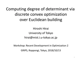 Computing Determinant Degree via Discrete Convex Optimization