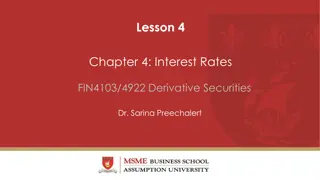 Interest Rates and Their Impact on Derivative Securities