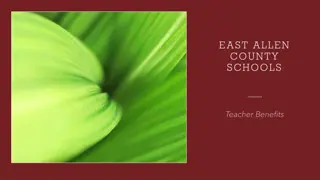 Teacher Retirement Plans and Pay Structure at East Allen County Schools