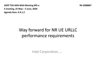 Next-Gen Wireless Performance Requirements Overview