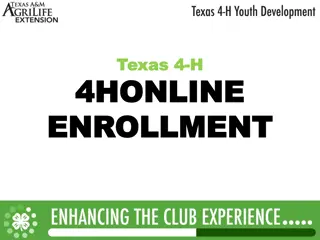 Texas 4HOnline Enrollment Process Overview
