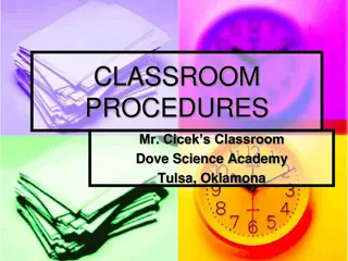 Effective Classroom Procedures for Learning Success
