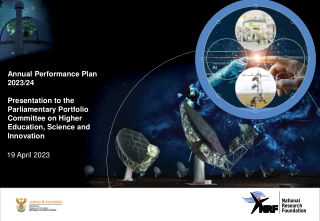 NRF Annual Performance Plan 2023/24 Presentation Overview
