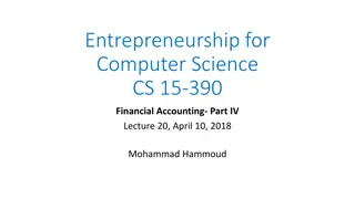 Income Statements for Financial Accounting