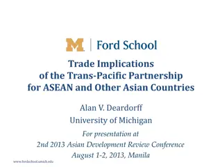 Implications of Trans-Pacific Partnership for ASEAN and Asian Countries