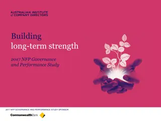 2017 NFP Governance and Performance Study Findings