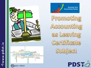 Opportunities in Accounting for Leaving Certificate Students
