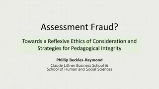 Ethics and Integrity in Higher Education Assessment