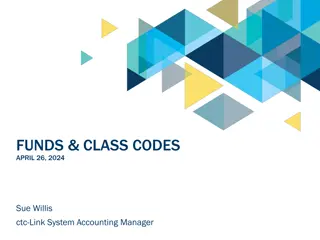 Funds and Class Codes for Accounting Professionals