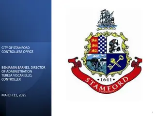 Stamford City Controllers Office Reorganization Plan FY 2025-26