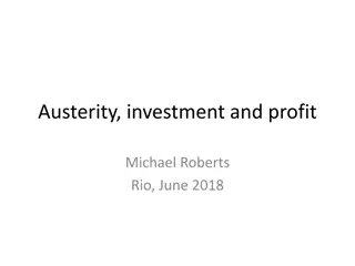Austerity, Investment, and Profit in Economies