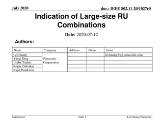 Allocation Signaling for Large-Size RU Combinations in EHT-SIG
