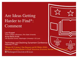 Are Ideas Getting Harder to Find? Empirical Insights and Implications