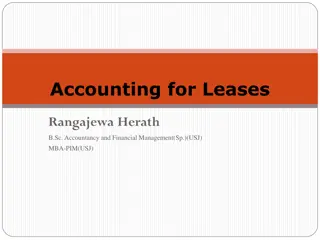Accounting for Leases