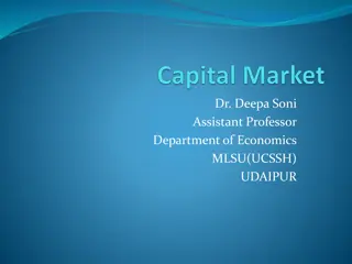 Role of Capital Markets in Economic Development