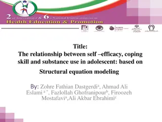 Relationship Between Self-Efficacy, Coping Skills, and Substance Use in Adolescents