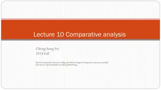 Comparative Analysis Methods in Modeling: GAMS and Scenario Comparison