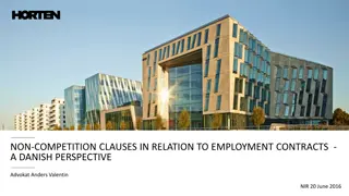 Non-Competition Clauses in Employment Contracts: A Danish Perspective