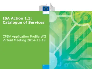Key Concepts in Public Service Catalogue Development