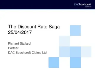 The Discount Rate Saga in Legal Claims