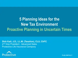 Proactive Tax Planning Strategies in Uncertain Times