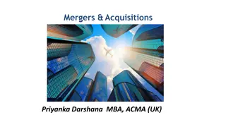 Overview of Mergers and Acquisitions