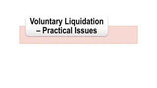 Practical Issues in Voluntary Liquidation under IBC 2016