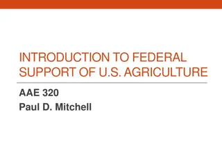 Federal Support of U.S. Agriculture: A Deep Dive into USDA Spending