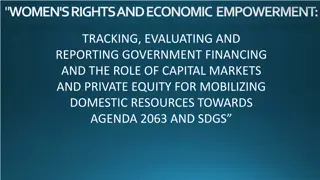 Empowering Women: Role of Capital Markets in Agenda 2063