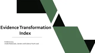 Equity and Inclusion in Evidence Transformation Index