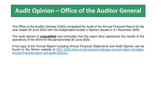 Shire of Donnybrook Balingup Financial Audit 2022 Findings