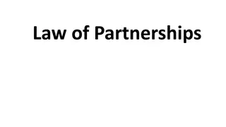 Law of Partnerships in Sri Lanka