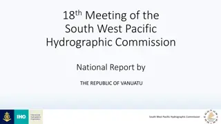 Vanuatu's Progress and Challenges in Hydrographic Commission-Related Initiatives