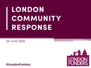 Supporting London Funders - Community Response and Funding Opportunities