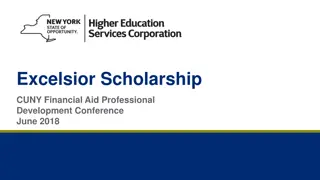 Excelsior Scholarship Eligibility and Requirements