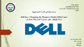 Dell Inc. Business Model Evolution and Challenges