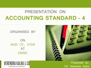 Accounting Standard 4: Contingencies & Events