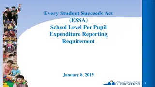 ESSA School Level Expenditure Reporting Requirements