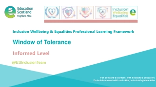 Professional Learning Framework for Inclusion, Wellbeing, and Equalities