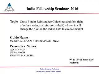 Cross-Border Reinsurance Guidelines in Indian Life Insurance Market