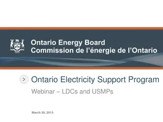 Ontario Electricity Support Program: Assistance for Low-Income Consumers
