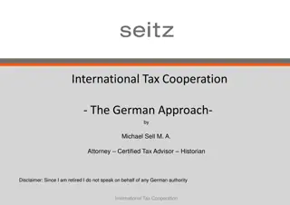 Insights into German Tax Policies and International Cooperation