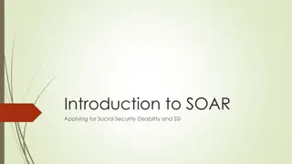 SOAR: Applying for Social Security Disability and SSI