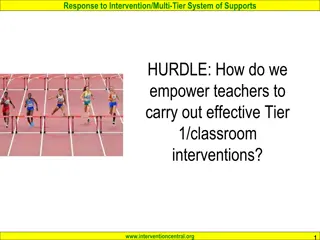 Empowering Teachers for Effective Tier 1 Interventions