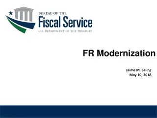 FR Modernization and Government Financial Reporting Updates