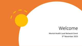 Supporting Education: Suffolk Mental Health Lead Network