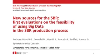 Exploring Big Data Integration in Business Registers: Istat Strategy & Innovations
